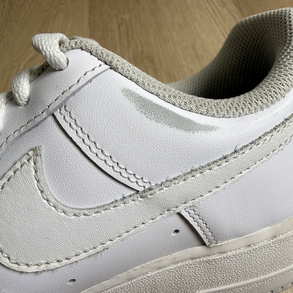 Nike Air Force 1 Low '07 Womens Size 7.5 Triple White Sneakers DD8959-100 - Picture 11 of 14